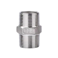 Bouchon hexagonal de qualité stable en acier inoxydable 316L NPT, résistant aux acides, durable aux produits chimiques, bouchon métallique fileté moulé pour valve
