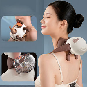 Alat pijat leher bahu, pemijat leher bahu dengan manusia seperti memijat Shiatsu tisu dalam, terapi panas 3D dan fungsi inframerah - Product Image 3