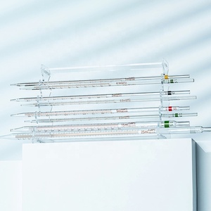 ปิเปตแก้วโบโรซิลิเกตใส ขนาด 1 มล. 5 มล. 10 มล. แบบมีขีดบอกปริมาตร - Product Image 2