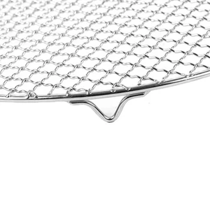 Food Grade Stainless Steel Barbecue Wire Mesh BBQ Grill with Handle - Product Image 3