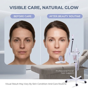 <span class=keywords><strong>Vapozone</strong></span> <span class=keywords><strong>professionnel</strong></span> 4 en 1 multifonctionnel, machine de thérapie à l'ozone, vaporisateur facial avec lampe, lumière d'esthéticienne pour les soins de la peau - Product Image 3