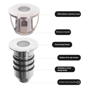 Luz LED Sumergible para Piscina Fly Yang Mini 1W, Cuerpo de Aluminio, Efecto de Respiración y Atenuación, Efecto Estrella, Clasificación IP68, Garantía de 2 Años, Uso en Parques, 3000K - Product Image 2