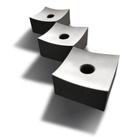 Taille personnalisée 34,40,60,80,100mm. Lames de broyeur de machine de recyclage pour broyeur de bouteilles en verre et plastique