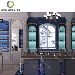 Vitrine à bijoux élégante à LED, présentoir à montres et bijoux, comptoir de présentation pour magasin - Meilleures ventes - Product Image 5