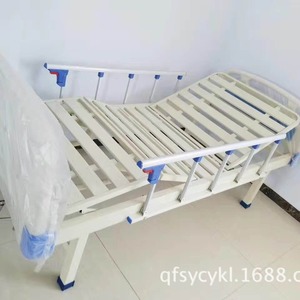 เตียงผู้ป่วยปรับระดับได้ Xin Yuchen รุ่น YC-B06 สีขาวเคลือบผงเหล็ก เตียงพยาบาลอเนกประสงค์สำหรับผู้สูงอายุและผู้ป่วยอัมพาต - Product Image 3