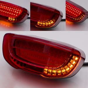 YOUNDERM 5 en 1 Feu arrière LED modifié pour moto <span class=keywords><strong>avec</strong></span> clignotant, frein, marche nocturne et lentille intégrée 54 LED - Product Image 4