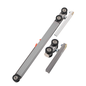 Kit de quincaillerie BETOCI pour porte coulissante escamotable à ouverture par pression, capacité de charge 80 kg, rail dissimulé - Product Image 2