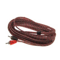 Câble audio RCA à paire torsadée haute performance avec OD 3 + 3mm