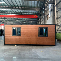 Maison conteneur de luxe préfabriquée prête à l'emploi, extensible, 20 pieds, 2, 3, 4, 5 chambres, bureau, design moderne, acier sandwich