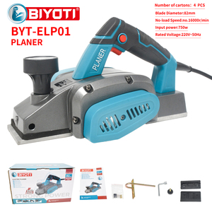 BYT-ELP01 Pialla Elettrica 750W Professionale, Macchina per Piallatura del Legno, Utensile Elettrico Portatile per <span class=keywords><strong>Falegnameria</strong></span> - Product Image 1