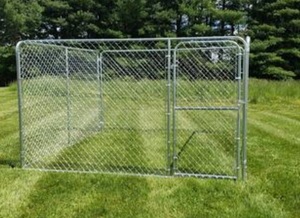 Taşınabilir zincir bağlantı çelik çit Panel / Pet hayvan Run egzersiz çit/tavşan kedi köpek açık ev kulübesi kafes paneli satılık - Product Image 2