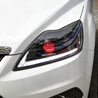 Sistema de Modificación de Faros LED para Automóvil, Faros Delanteros Modificados, Luces LED DRL de Conducción Diurna para Ford Focus 2009-2013