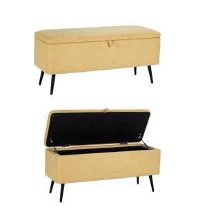 <span class=keywords><strong>Banc</strong></span> à chaussures moderne CARLFORD, ottoman, repose-pieds, <span class=keywords><strong>banc</strong></span> <span class=keywords><strong>de</strong></span> rangement en tissu doux pour chambre, salon, entrée, OEM accepté - Product Image 2