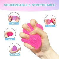 Balles anti-stress - Jouets sensoriels super solides en forme de bonbon pour enfants et adultes, cadeaux anti-stress pour anniversaire