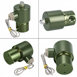 Vanne électromagnétique à eau et à gaz en acier inoxydable COVNA 1/2 pouce 12V 220V normalement fermée, vanne de commande - Product Image 2