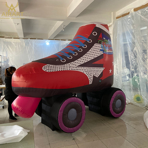 Accesorios Decorativos para Actividades, Patines Inflables Rojos en Forma de Globo - Product Image 6
