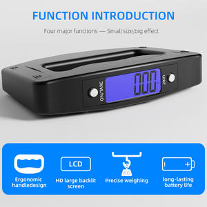 Neues Design: Digitale Taschenwaage aus Edelstahl zum Abwiegen von Düngemitteln, tragbare Gepäck- und Reisewaage - Product Image 2