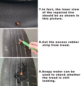 Kit de Reparación de Neumáticos de Alta Calidad para Reparación Rápida y Fácil de Automóviles/Camiones/Remolques/Motocicletas - Product Image 4