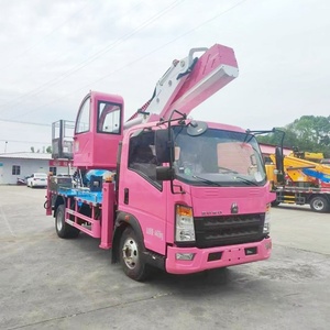 Camiones de Elevación Aérea HOWO Nuevos con Transmisión Manual Diésel, Emisión Euro 3, Personalizados, Brazo Recto de 28m, 31m, 33m para Trabajos en Altura - Product Image 1