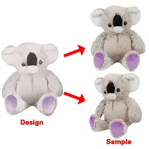 OEM ODM Cartoon Maskottchen Gefüllte Koala bär Spielzeug Großhandel Weiche Benutzer definierte Australien Koala Plüsch Kuscheltier Für Kinder