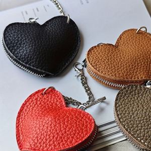 YY New Style Heart-shaped Coin <b>Wallet</b> Small Cute <b>Wallet</b> With Zipper Storage PU Leather Pouch Coin <b>Holder</b> <b>for</b> Gifts - Product Image 2
