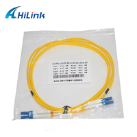 Câble de raccordement fibre optique Hilink personnalisable en longueur, LC/UPC vers LC/UPC Duplex, Fibre OS2 Monomode PVC 2.0mm