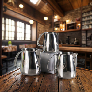 Một cà phê 350ml 600ml thép không gỉ Cà Phê Latte cup pointy miệng kim loại sữa bọt cà phê Nồi đa đặc điểm kỹ thuật - Product Image 4