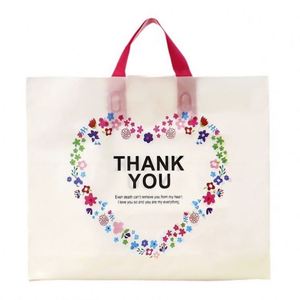 Sacs de courses personnalisés en PE avec soufflets latéraux, impression sérigraphiée et poignée longue - Product Image 1