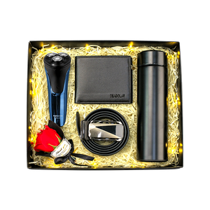 Conjunto de regalo de San Valentín para hombres, afeitadora única de conferencia, BILLETERA, cinturón, frasco de vacío, Rosa romántica, novedad - Product Image 1