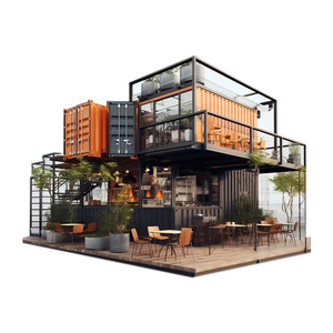 Casas Contenedores Modulares Personalizables para Uso en Exteriores Diseñado Fabricado <span class=keywords><strong>Calle</strong></span> Característica Tiendas Cafés <span class=keywords><strong>Salas</strong></span> de Actividades - Product Image 5