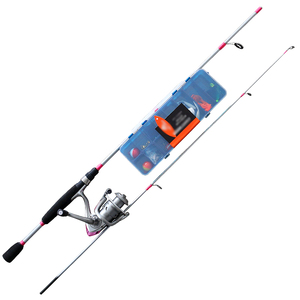 Ensemble canne à pêche en fibre de verre et moulinet, action moyenne, rigide, <span class=keywords><strong>pour</strong></span> <span class=keywords><strong>la</strong></span> pêche à <span class=keywords><strong>la</strong></span> perche, à <span class=keywords><strong>la</strong></span> <span class=keywords><strong>carpe</strong></span> et à <span class=keywords><strong>la</strong></span> truite - Pêche multi-espèces en rivière, ruisseau ou lac - Product Image 5