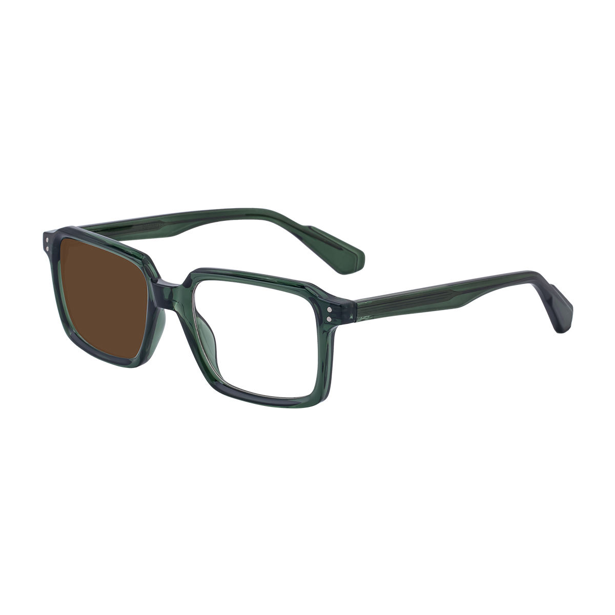 C5 Transparency Green Frame White Turn Brown