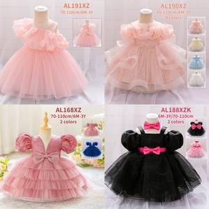 FSMKTZ Nuevo Modelo <span class=keywords><strong>Vestido</strong></span> <span class=keywords><strong>Blanco</strong></span> Bordado para Niña Recién Nacida Bautizo Primera Comunión Cumpleaños Traje Formal <span class=keywords><strong>de</strong></span> Boda para Bebé - Product Image 4