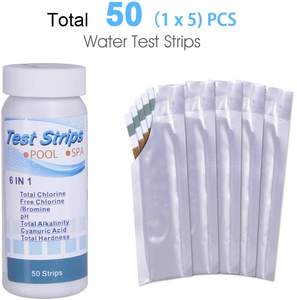 6 в 1, тест-полоски для аквариума, тест-полоски для определения общей и карбонатной прочности - Product Image 5