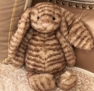 Nouvel Arrivage Peluche Lapin Imprimé Tigre – Super Doux Rembourré Coton PP 31-50cm Design Créatif Adorable Pour Enfants de 8 à 13 Ans Style UK - Product Image 3
