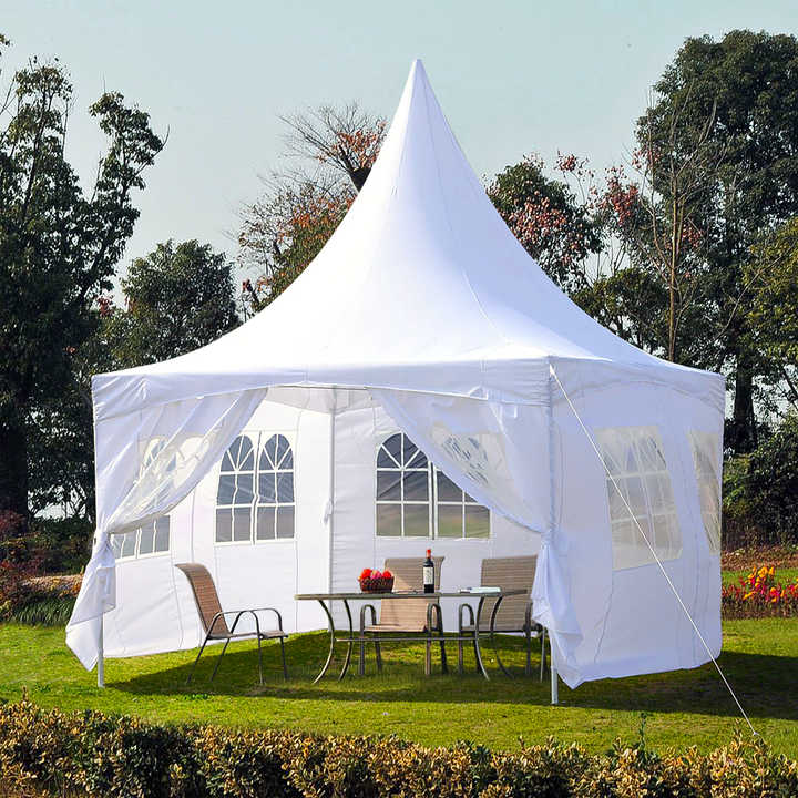 4x4m Aluminum Frame Gazebo High Moroccan Tent  Customized Marquee Tent Luxury Party Pagoda Tents for Events