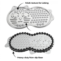 Tapis de léchage pour chien en acier inoxydable, bol de distribution lente, étanche et portable pour chiens et chats, grande taille, fournitures pour animaux de compagnie