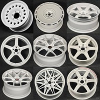 Jantes en alliage multi-styles blanc brillant 15-22 pouces 4/5 trous pour JDM, Euro et tuning de rue