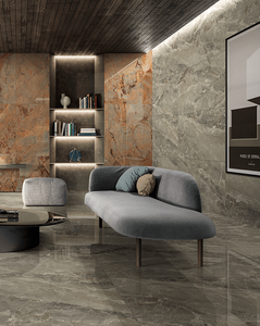 700x1500 <span class=keywords><strong>Havana</strong></span> grey sàn gỗ gạch sứ cho trang trí nội thất thiêu kết đá đánh bóng tráng men slab Luster - Product Image 6