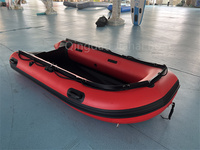 Bateau à rames gonflable en PVC chinois de 3.6m avec pont de ski nautique Ocean Waters pour sports nautiques