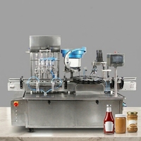 Machine de bouchage automatique monobloc YTSP-500, ligne de production d'embouteillage intégrée pour boissons, poudres, huiles, petits flacons en verre