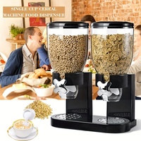 Distributeur d'aliments secs rotatif pour noix de petite taille, bonbons, haricots, riz, organisateur de cuisine garde-manger pour garder en ordre