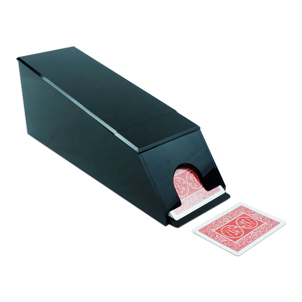 Professional Acrylic 8 Deck Card Shoe Casino Baccarat Cheap Poker Dealer Shoe Al