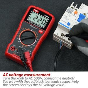 Multimètre numérique intelligent professionnel TASI TA800A/TA806A, 600V True RMS, testeur de tension numérique - Product Image 2