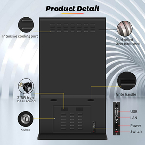 Bán chạy nhất thông minh kiosk dọc <span class=keywords><strong>LCD</strong></span> quảng cáo hiển thị tương tác Bảng điều chỉnh kỹ thuật số biển Totem tầng thường vụ màn hình cảm ứng - Product Image 2
