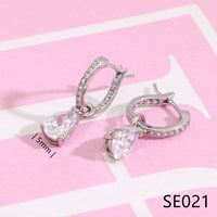 RLYF06-TE Pendientes de Perlas Grises Brillantes de Alta Calidad, Estilo Francés Exquisito y Elegante para Mujer