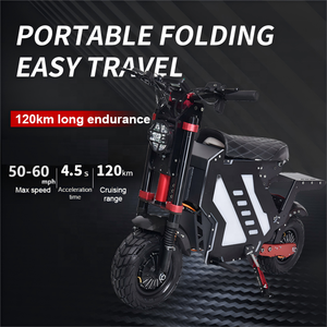 Scooter Eléctrico Plegable para Adultos GT-M8 de 10000W 15000W, 72V/50Ah/40Ah, NFC, para Ruedas de Aluminio de 13 Pulgadas, Batería Extraíble - Product Image 6