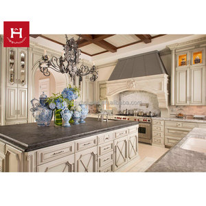 HAPPY HOUSES Armoires de <span class=keywords><strong>cuisine</strong></span> en bois massif anciennes personnalisées à vendre <span class=keywords><strong>Cuisine</strong></span> équipée <span class=keywords><strong>Cuisine</strong></span> préfabriquée Ensemble complet d'îlot de <span class=keywords><strong>cuisine</strong></span> - Product Image 1