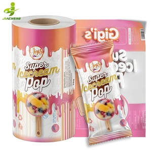 Película de Embalaje para Helados con Impresión Personalizada, Automática, Laminada, de Plástico Termosellable, para Envolver Paletas y Helados - Product Image 2