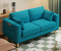 Canapé Convertible en Tissu de Haute Qualité Leer, Collection Vente Chaude, Canapé Moderne pour Petit Appartement, Idéal Salon, avec Rembourrage en Éponge